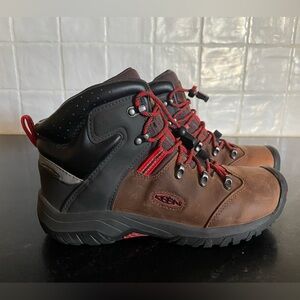 Keen Brown and Black Kids Hiking Boots